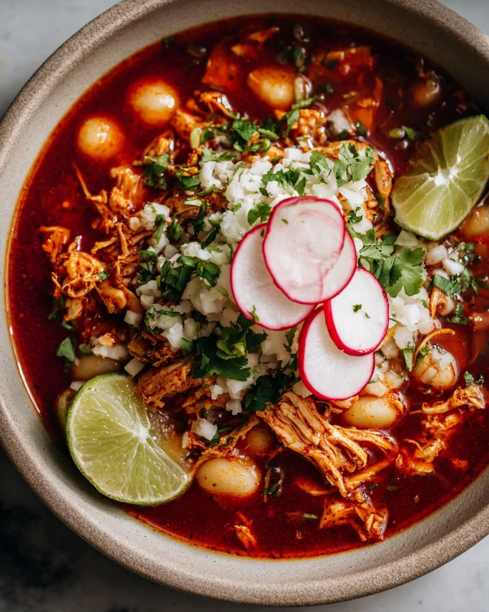 Chicken Pozole Rojo - detail 2