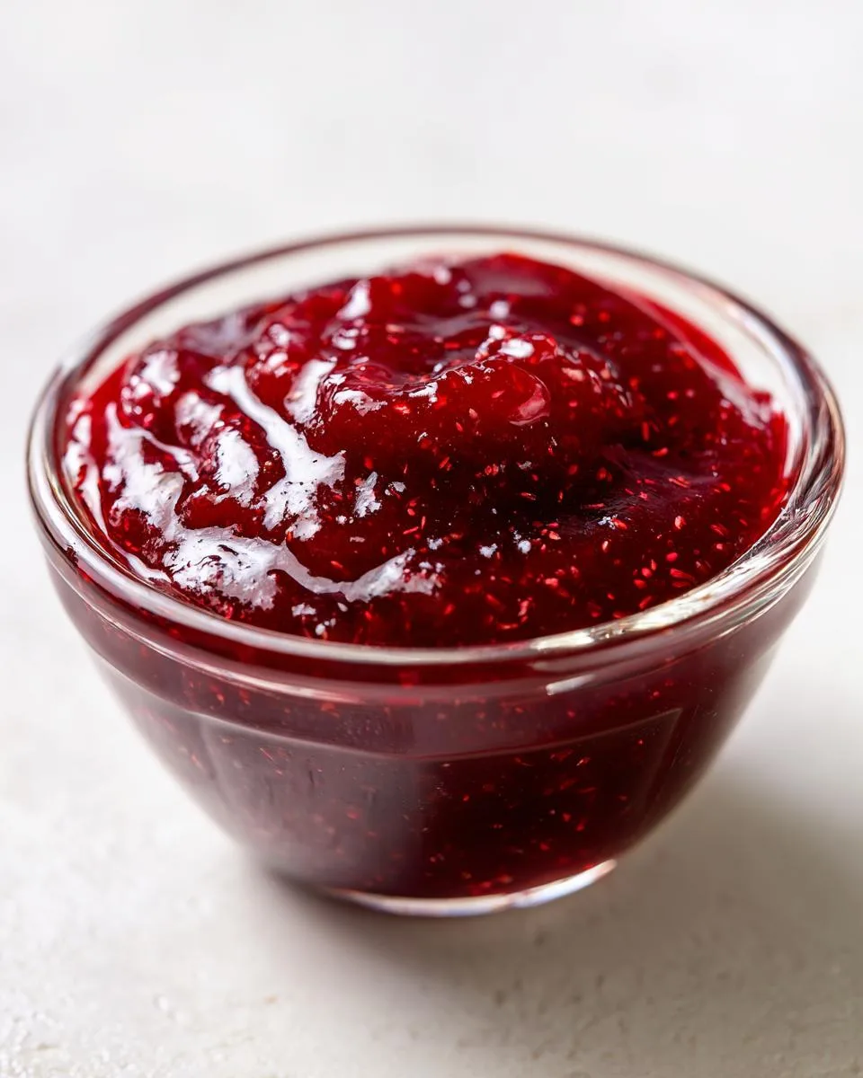 Cranberry BBQ Sauce - detail 2