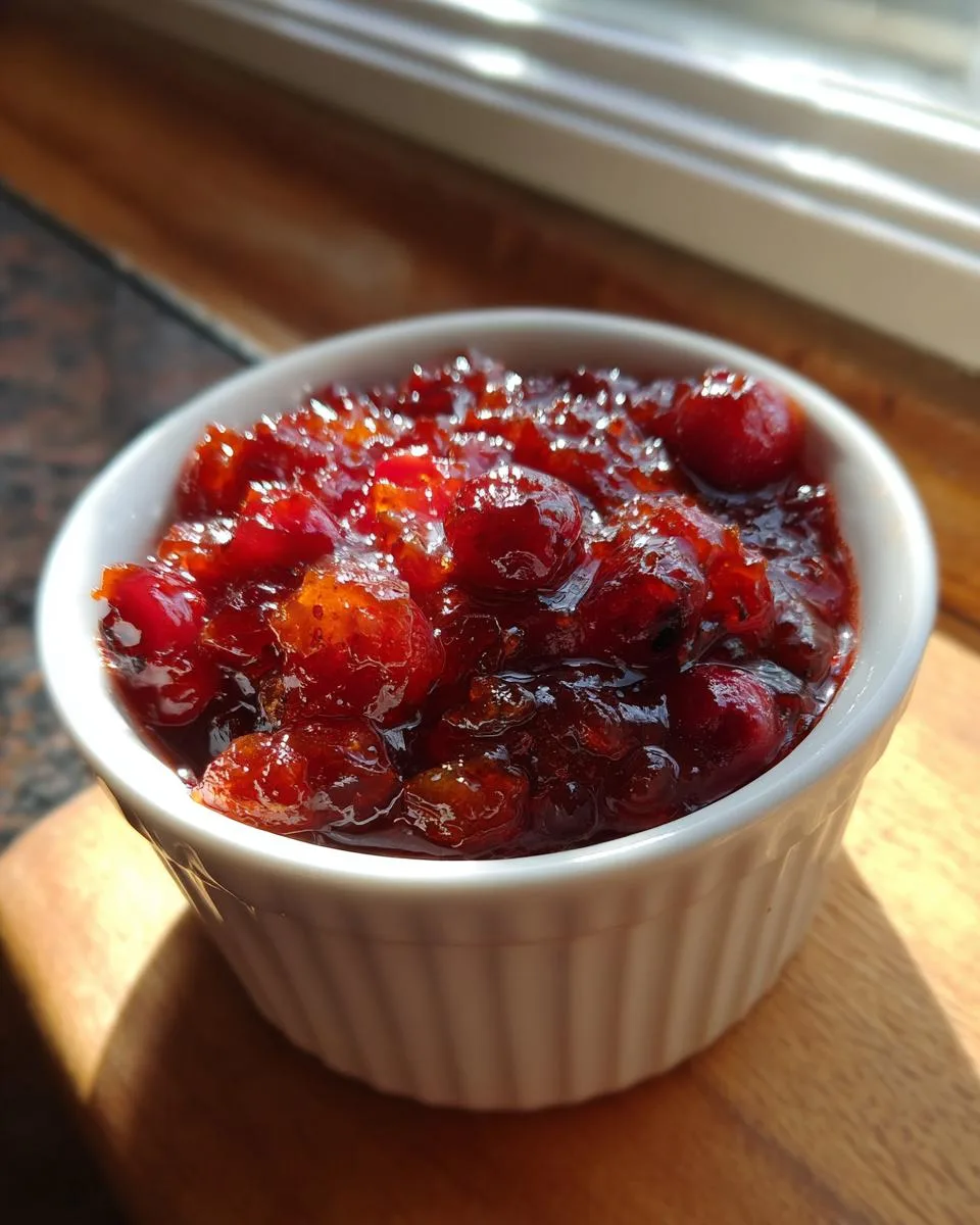 Cranberry Chutney - detail 2