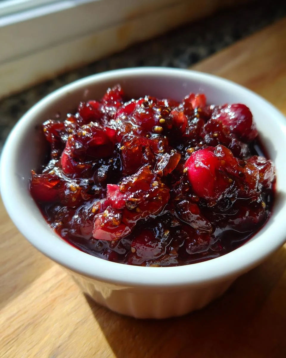 Cranberry Chutney - detail 4