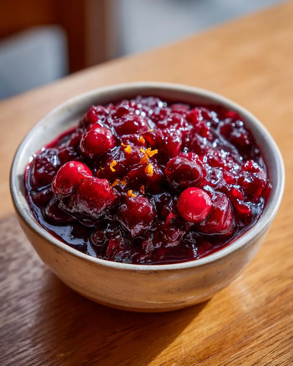 Cranberry Compote - detail 1