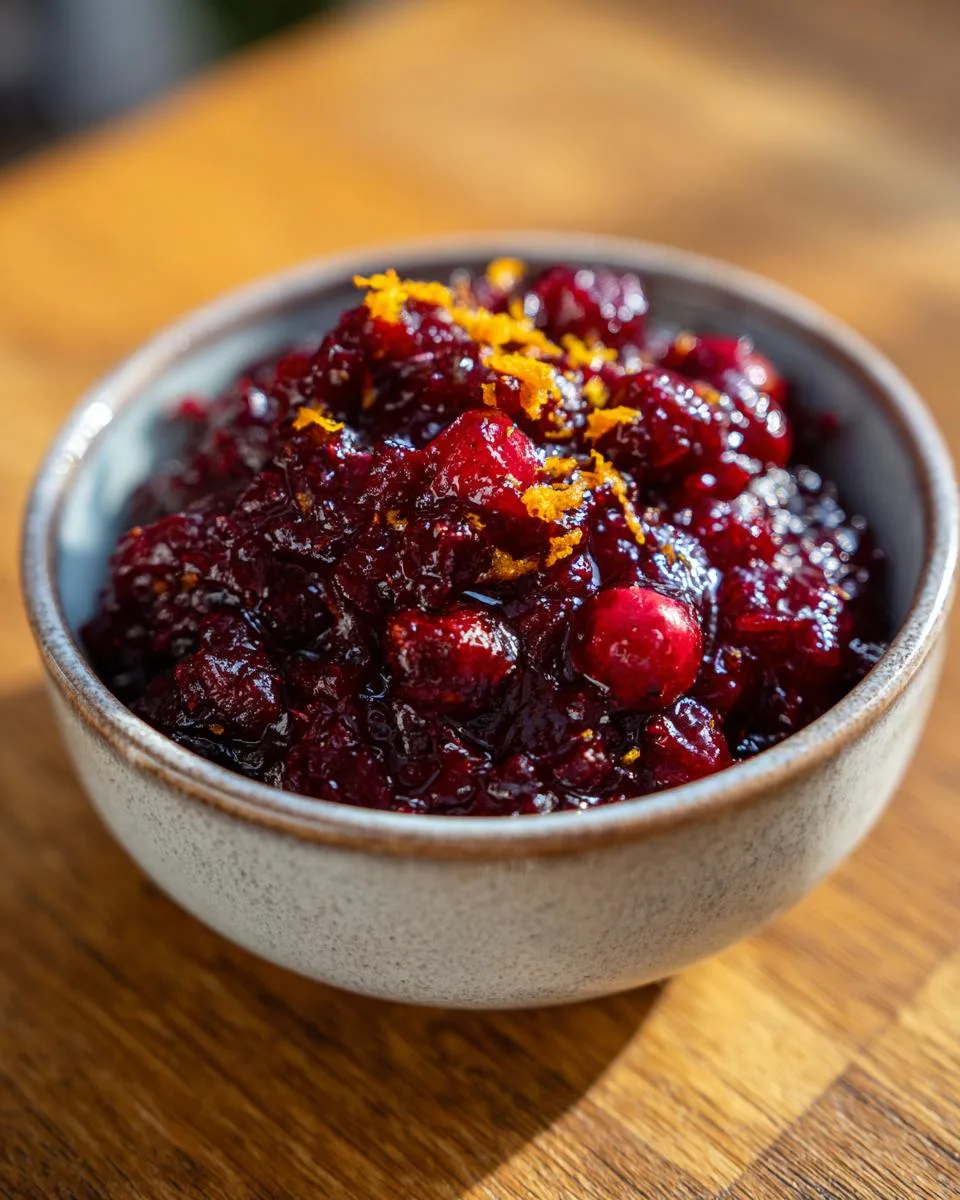 Cranberry Compote - detail 2