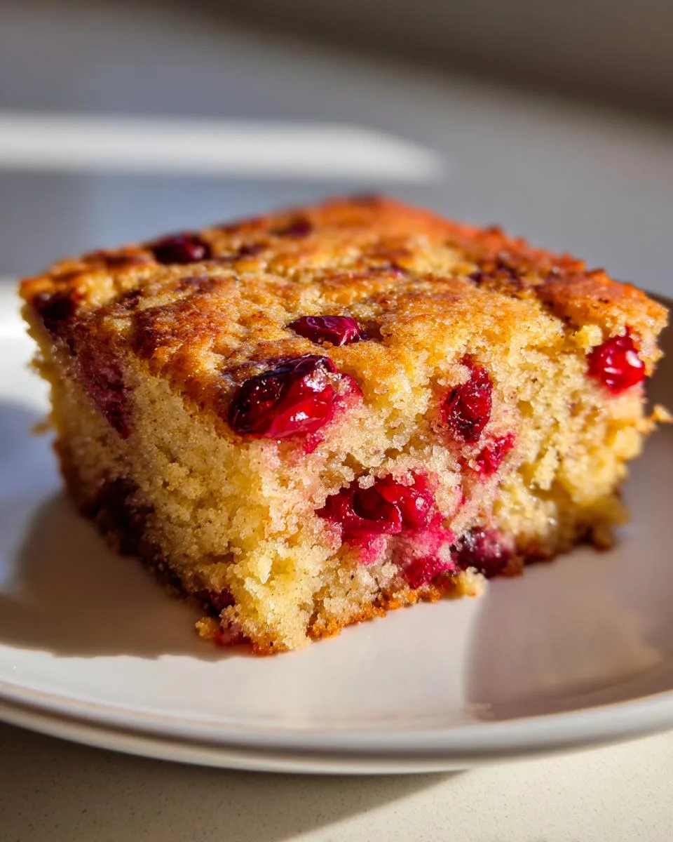 Cranberry Cornbread - detail 1