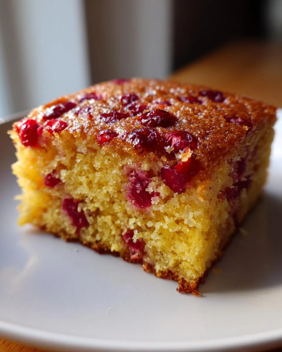 Cranberry Cornbread - detail 3