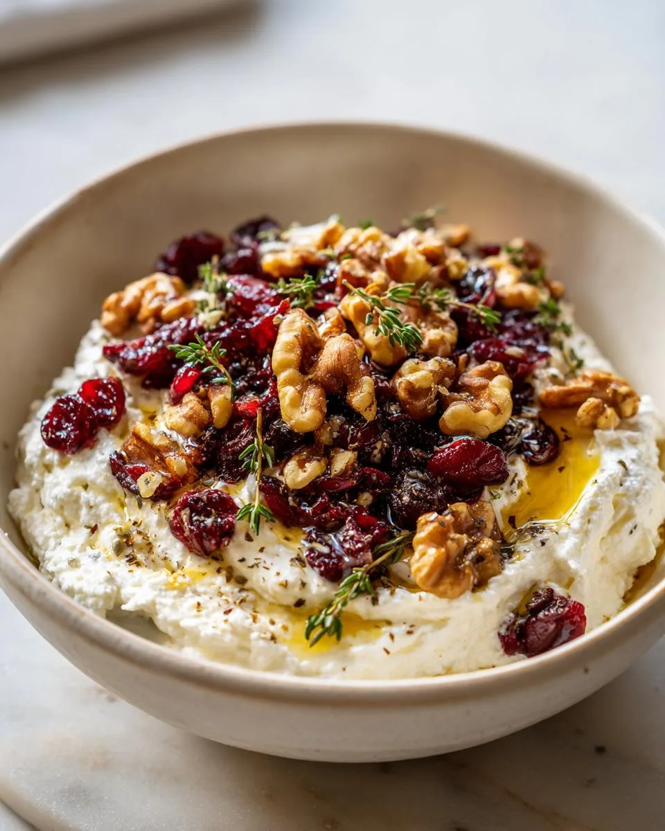 Cranberry Goat Cheese Dip - detail 1