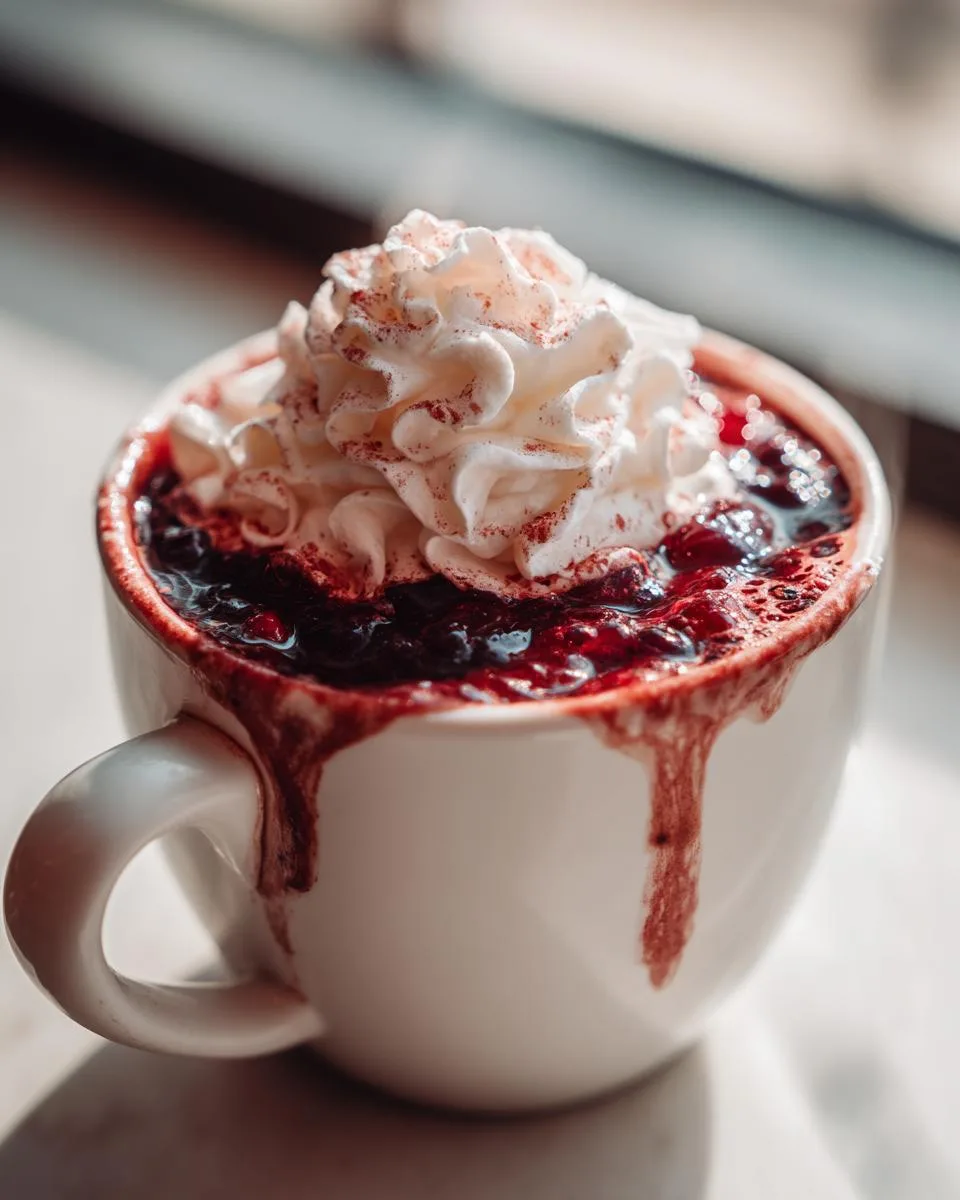 15-Minute Cranberry Hot Chocolate: A Cozy Winter Delight 6 Cranberry Hot Chocolate - detail 2