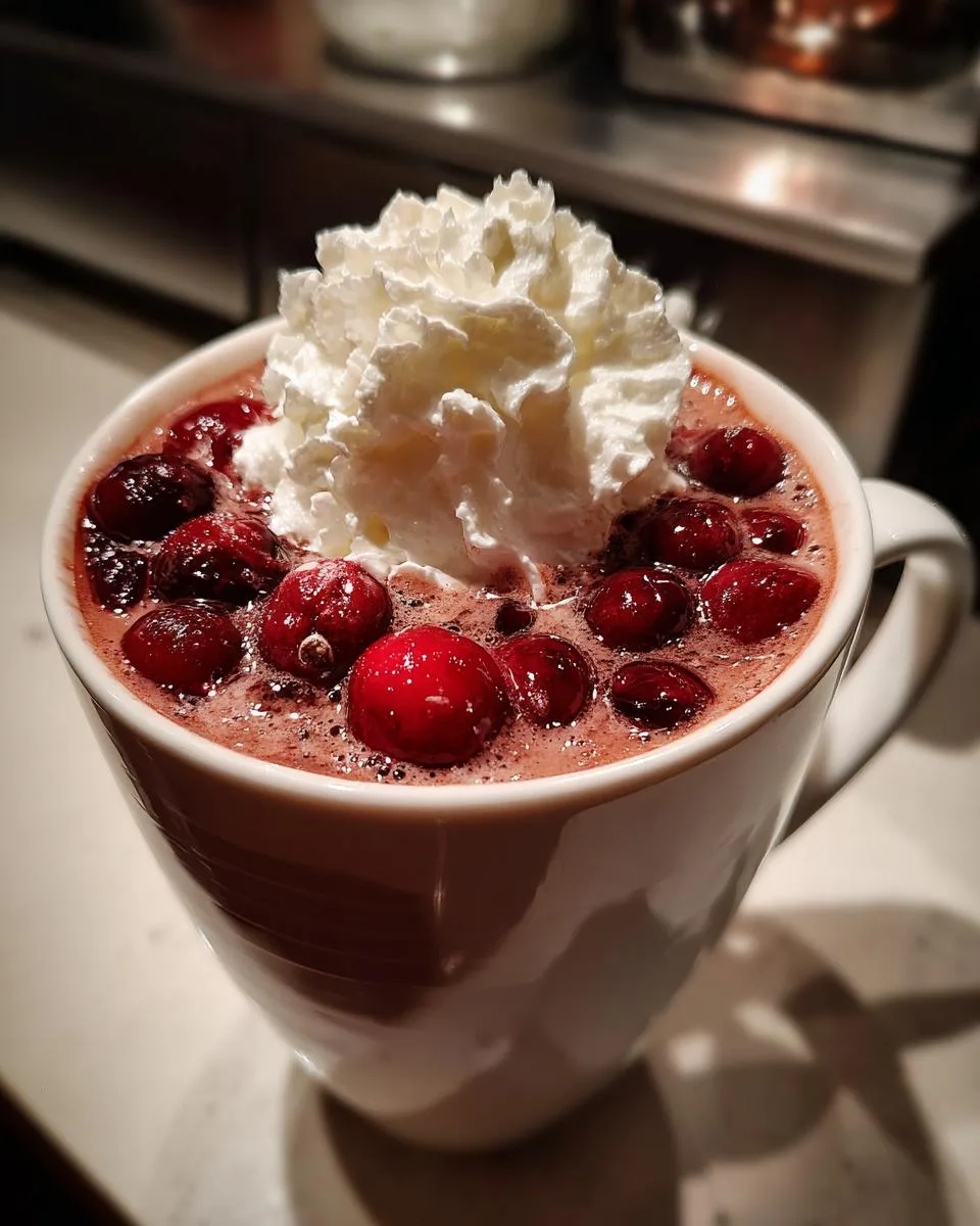 15-Minute Cranberry Hot Chocolate: A Cozy Winter Delight 7 Cranberry Hot Chocolate - detail 4