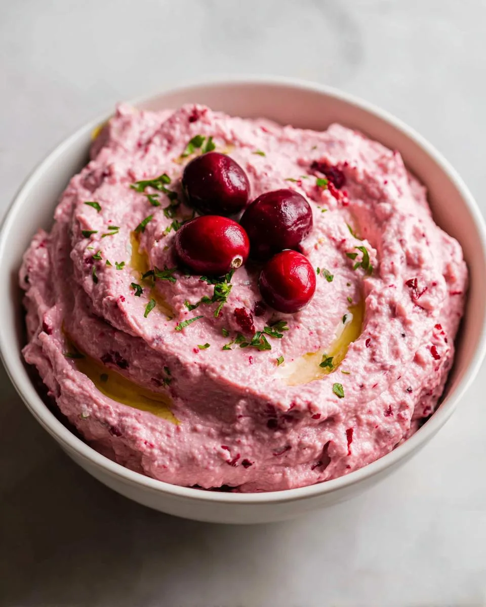 Cranberry Hummus - detail 1