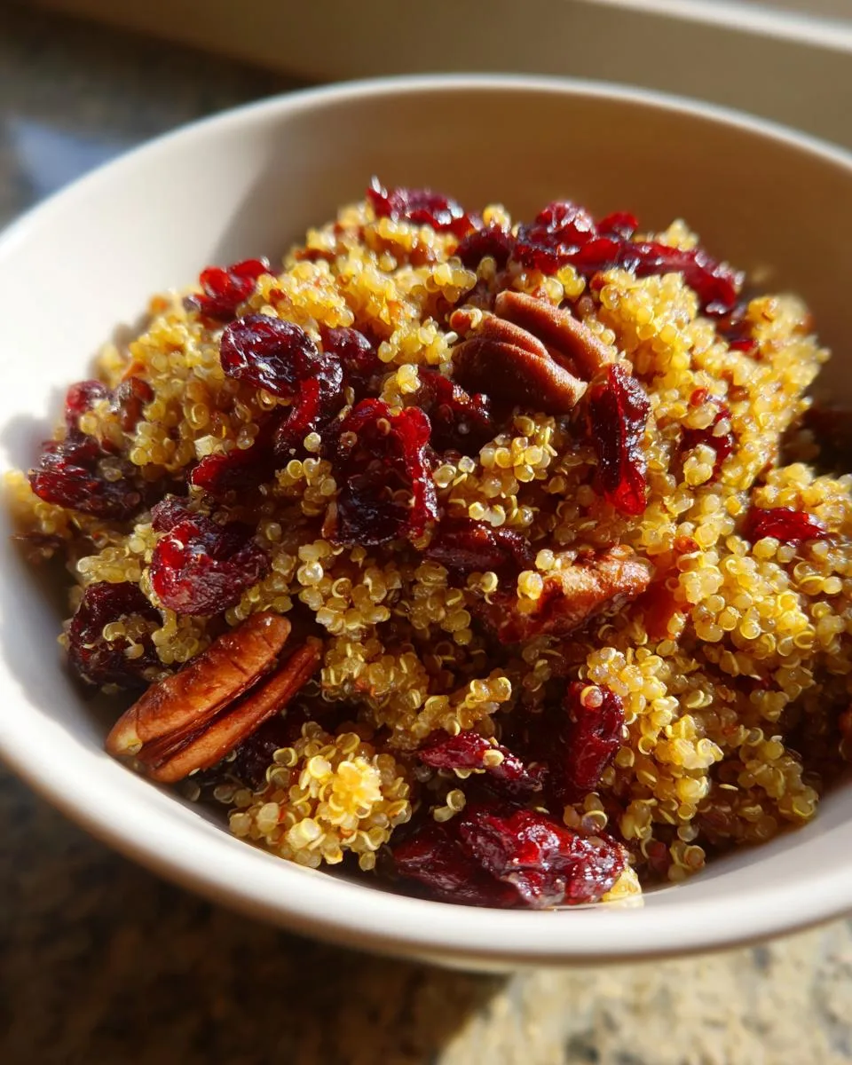 Cranberry Pecan Quinoa - detail 2