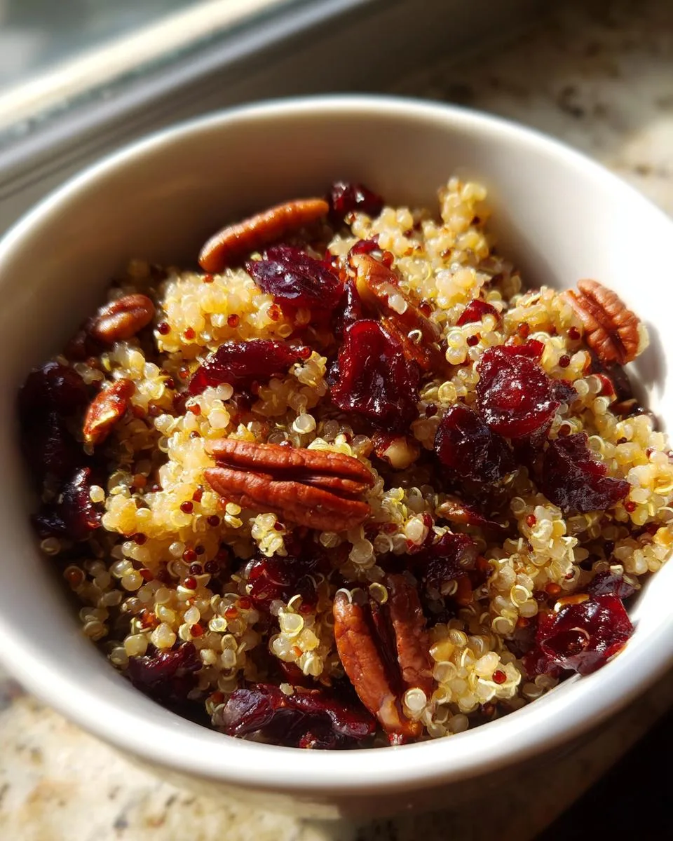 Cranberry Pecan Quinoa - detail 3