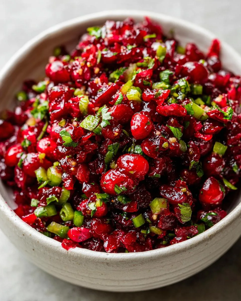 Cranberry Salsa - detail 1