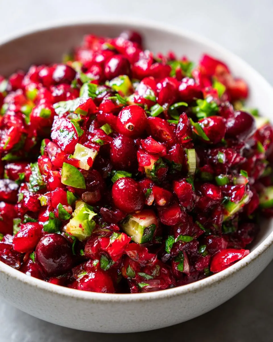 Cranberry Salsa - detail 3