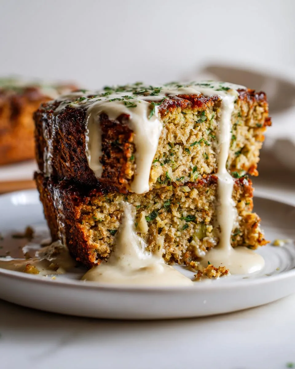 Amazing 2-Ingredient Tahini Drizzle for Falafel Loaf Bliss 9 Falafel Loaf with Tahini Drizzle - detail 4