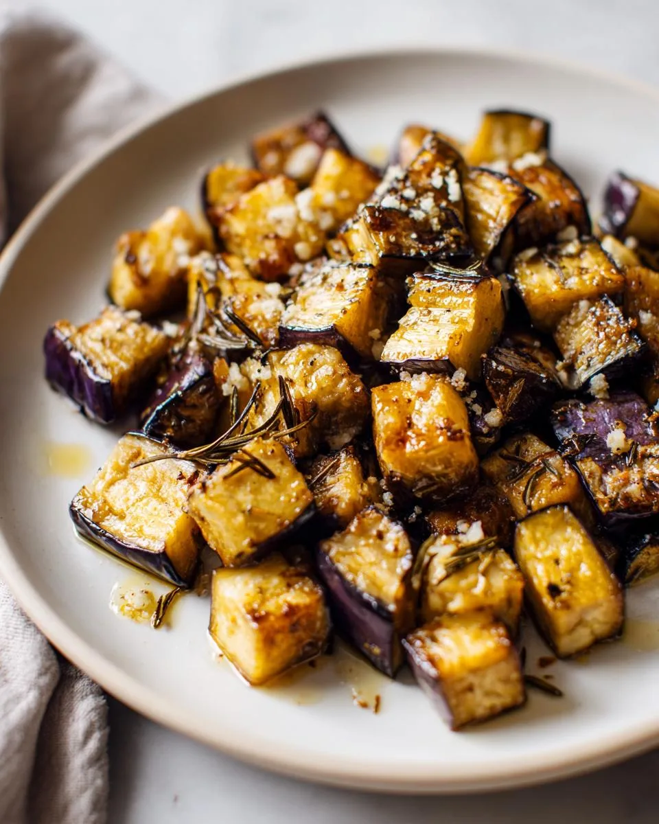 Garlic Roasted Eggplant: 3 Secrets to Perfect Crispy Bites 6 Garlic Roasted Eggplant - detail 1