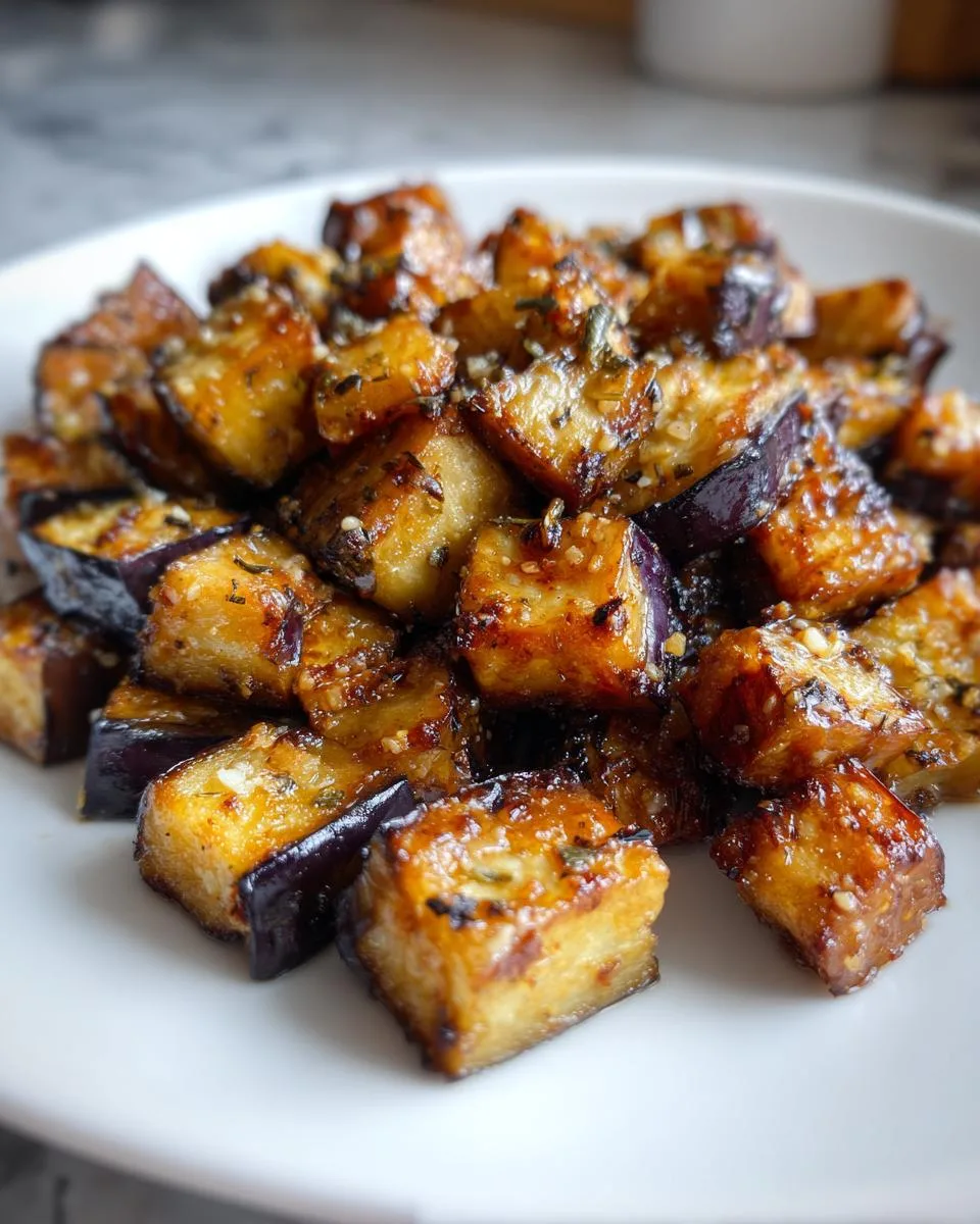 Garlic Roasted Eggplant: 3 Secrets to Perfect Crispy Bites 7 Garlic Roasted Eggplant - detail 2