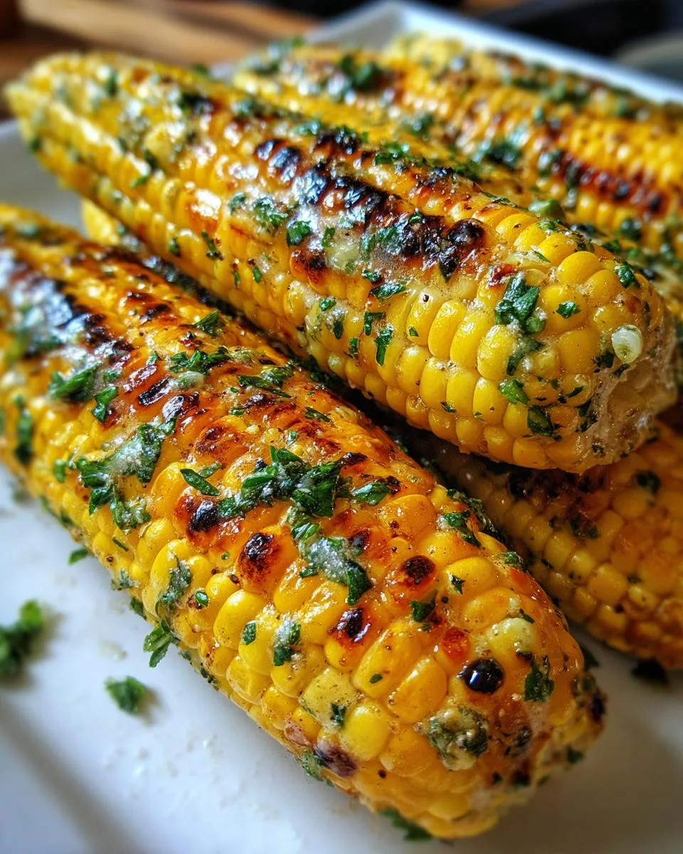 Herb Butter Corn on the Cob - detail 1
