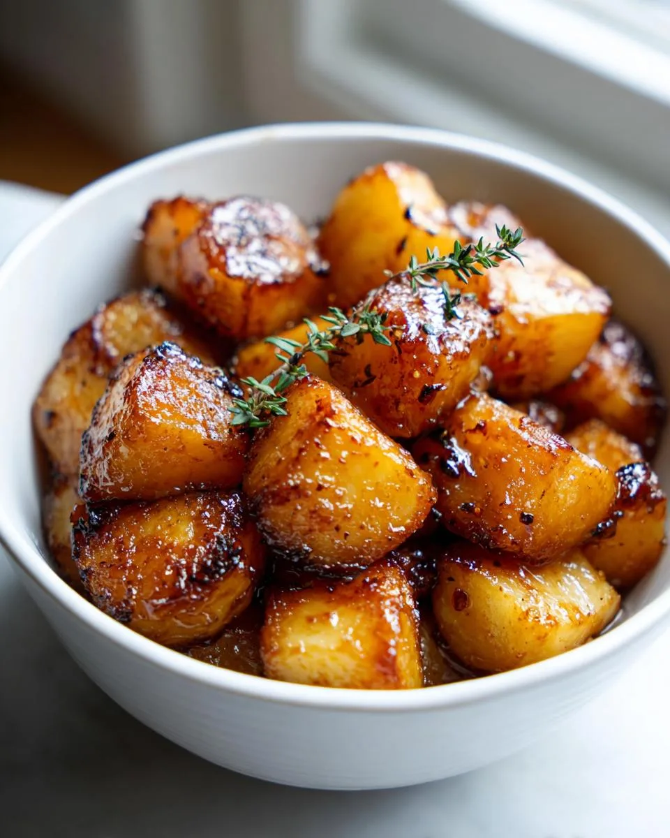 Maple Glazed Turnips - detail 1