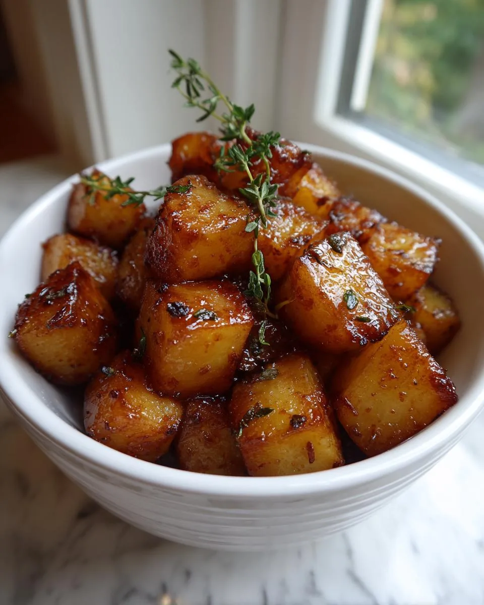 Maple Glazed Turnips - detail 3