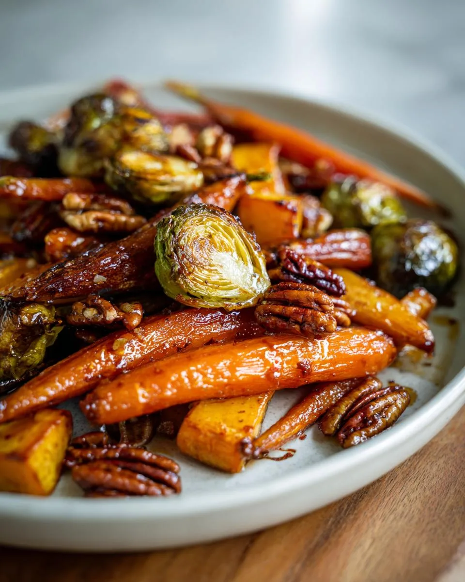 Maple Pecan Roasted Veggies - detail 1