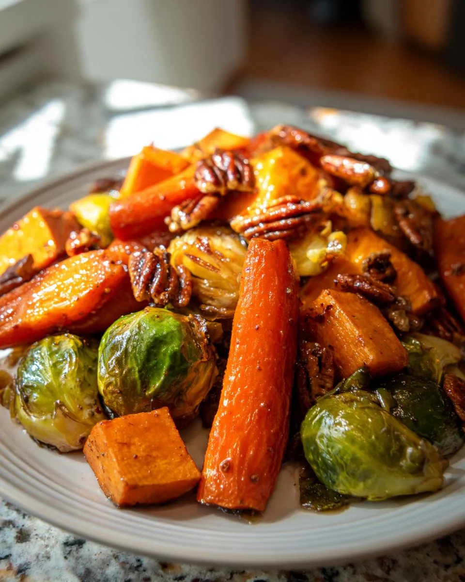 Maple Pecan Roasted Veggies - detail 4