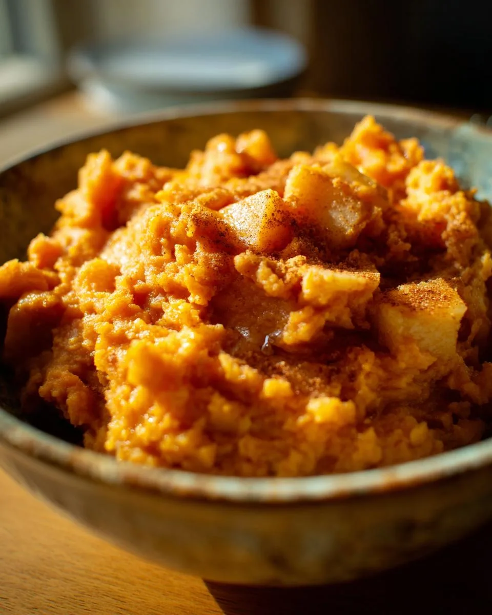 Creamy mashed sweet potatoes with apples in 5 simple steps 6 Mashed Sweet Potatoes with Apples - detail 1