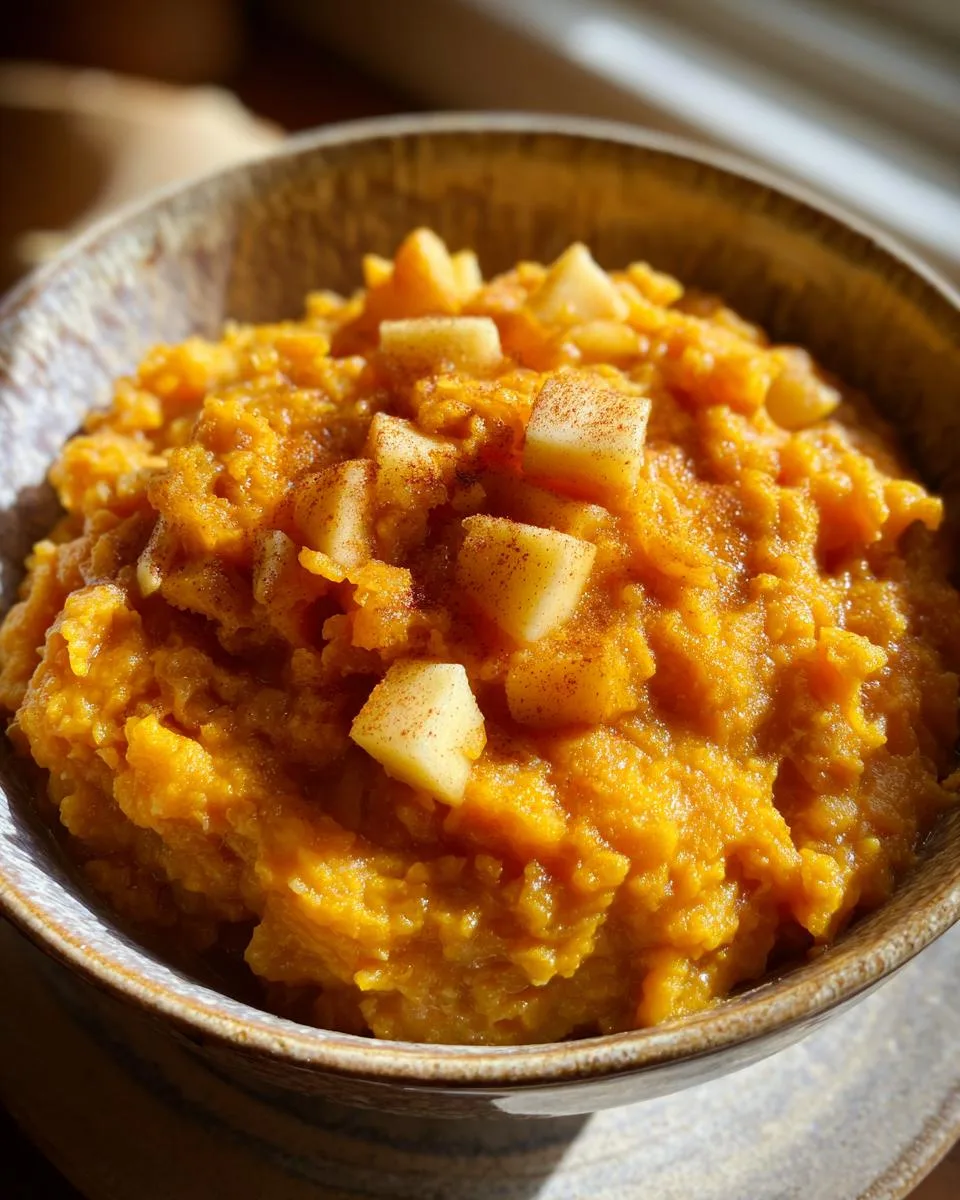 Creamy mashed sweet potatoes with apples in 5 simple steps 7 Mashed Sweet Potatoes with Apples - detail 2