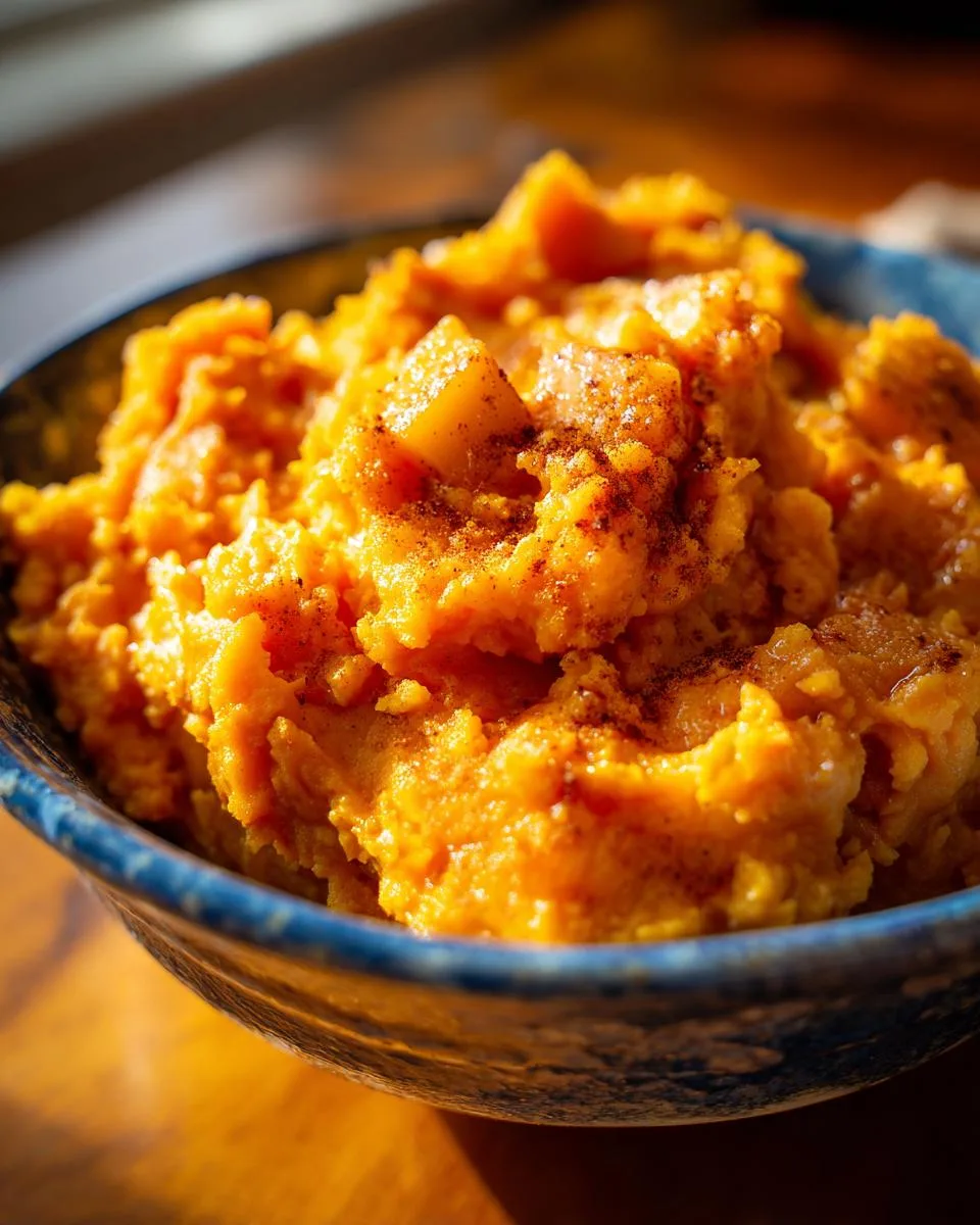 Creamy mashed sweet potatoes with apples in 5 simple steps 8 Mashed Sweet Potatoes with Apples - detail 3
