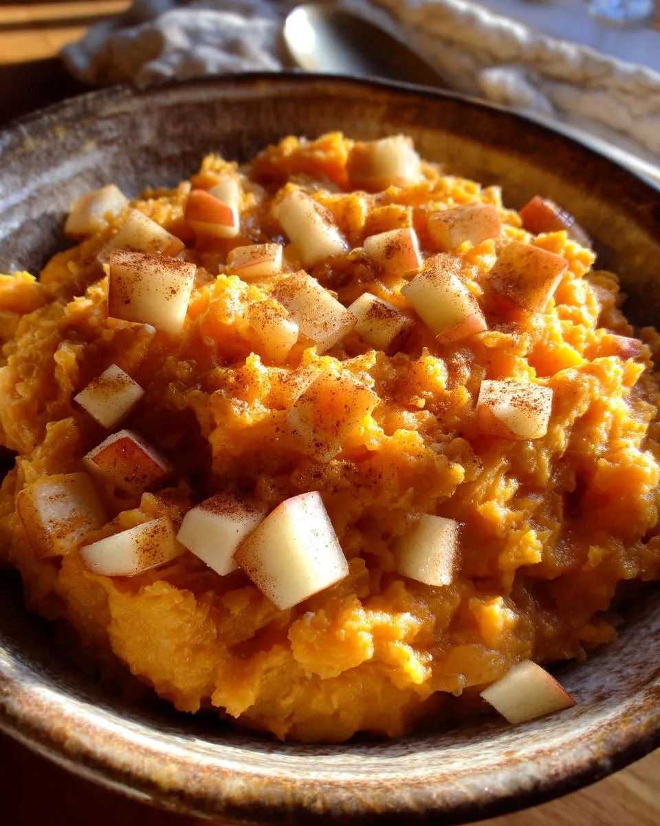 Creamy mashed sweet potatoes with apples in 5 simple steps 9 Mashed Sweet Potatoes with Apples - detail 4