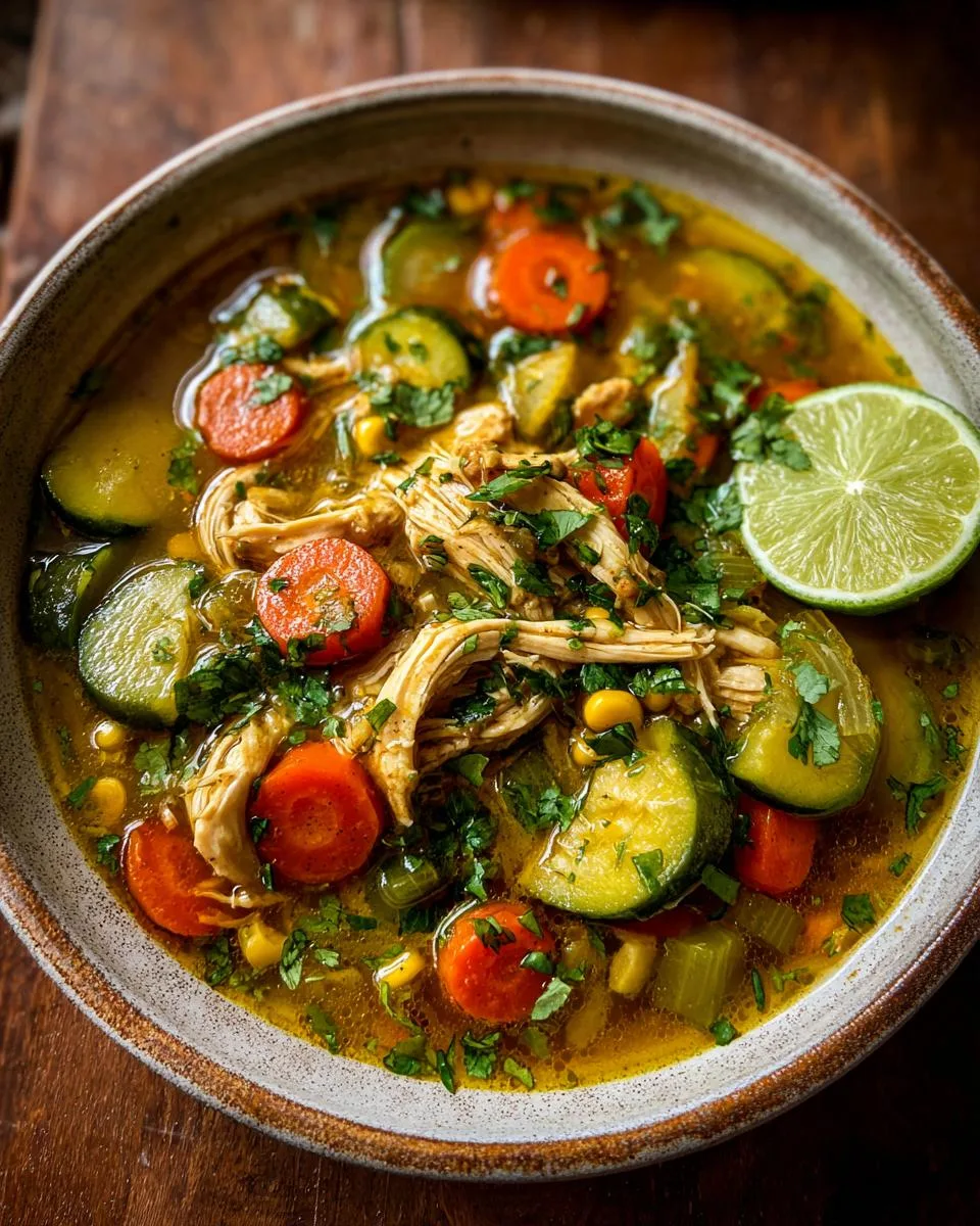 Mexican Chicken Soup - detail 1