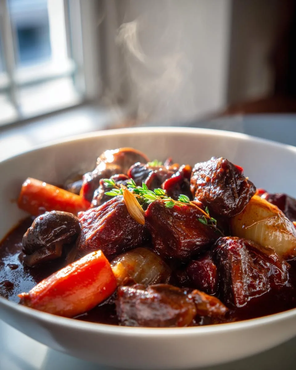 Mushroom Bourguignon - detail 4