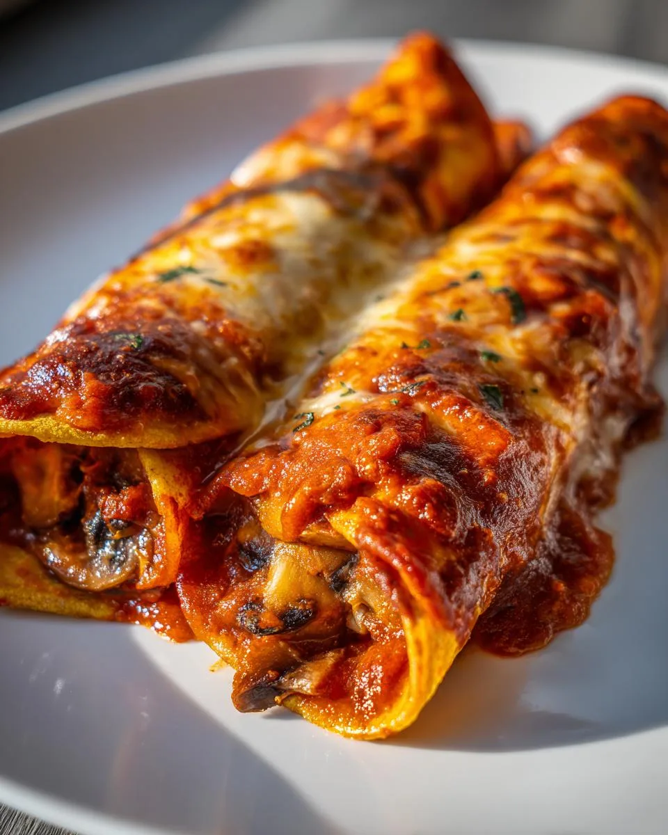 Irresistible Mushroom Enchiladas Ready in 40 Minutes 7 Mushroom Enchiladas - detail 2