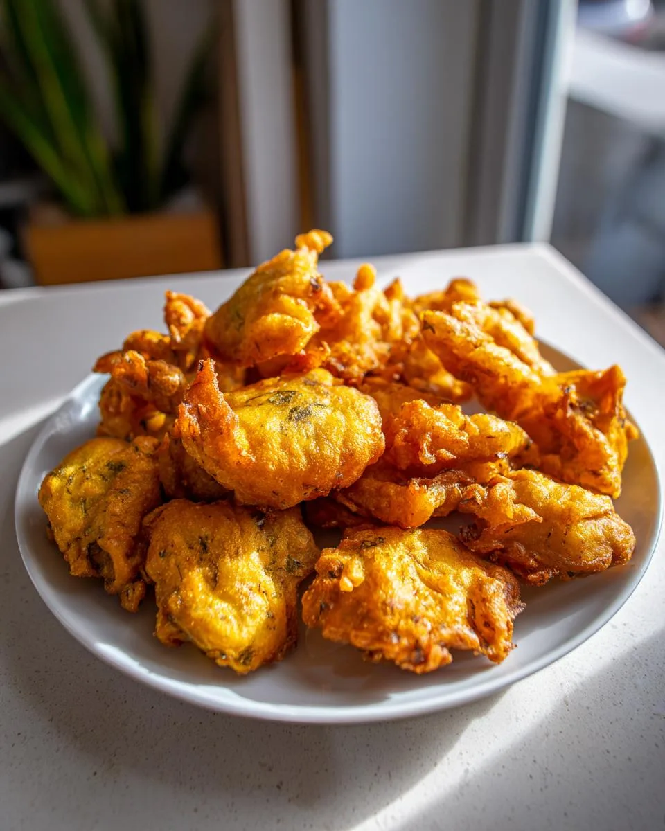 Crispy Mushroom Pakoras Recipe - Irresistible 30-Minute Snack 6 Mushroom Pakoras - detail 2