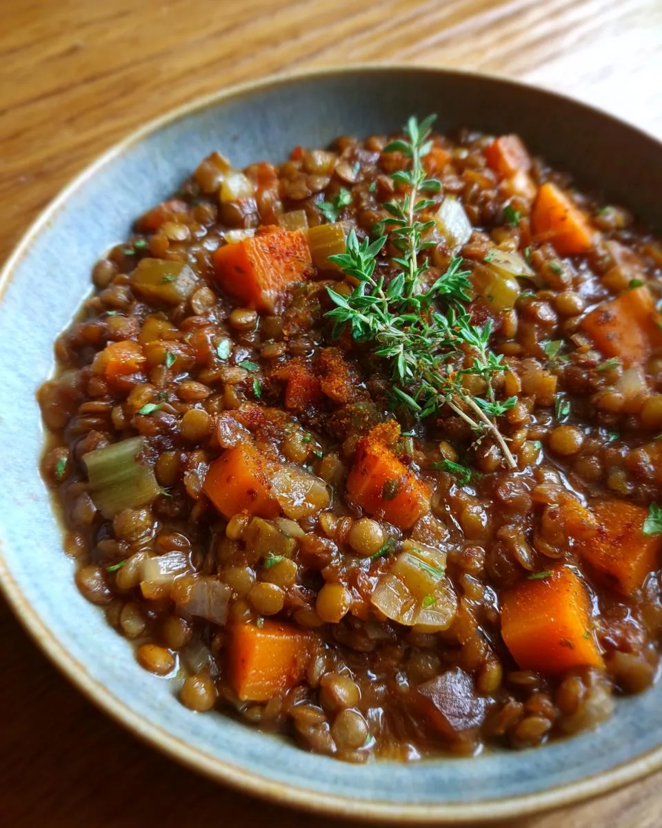 Hearty 30-Minute Mushroom and Lentil Stew That Warms Your Soul 3 Mushroom and Lentil Stew - detail 1