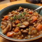 Hearty 30-Minute Mushroom and Lentil Stew That Warms Your Soul 4 Mushroom and Lentil Stew