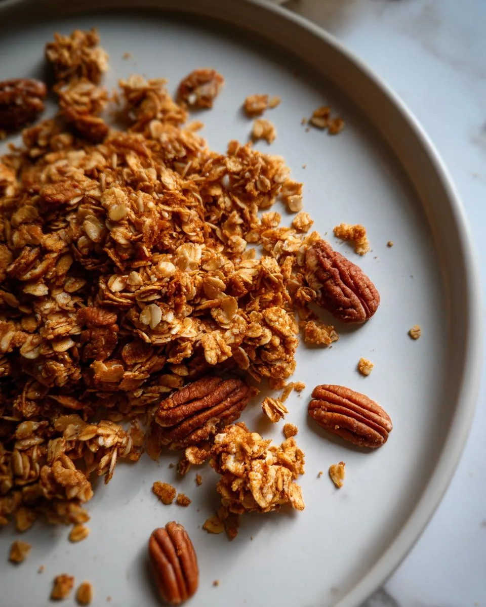 Irresistible Pecan Granola Recipe with Perfect Crunch Clusters 6 Pecan Granola - detail 1