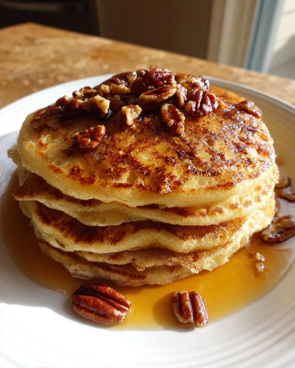 Fluffy Pecan Pancakes Recipe - A 5-Star Breakfast Delight 6 Pecan Pancakes - detail 2