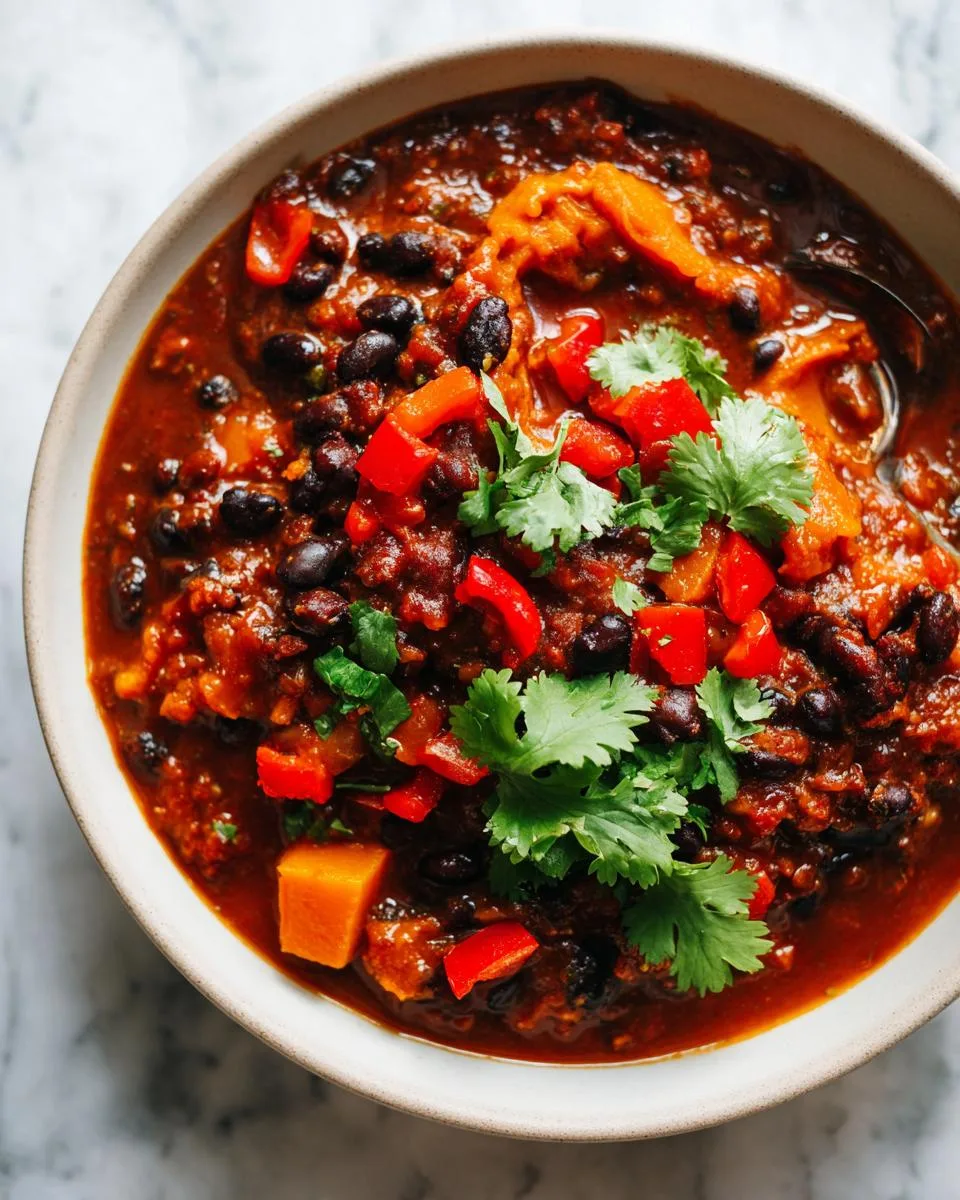 35-Minute Pumpkin Black Bean Chili: Hearty & Irresistible 6 Pumpkin Black Bean Chili - detail 2