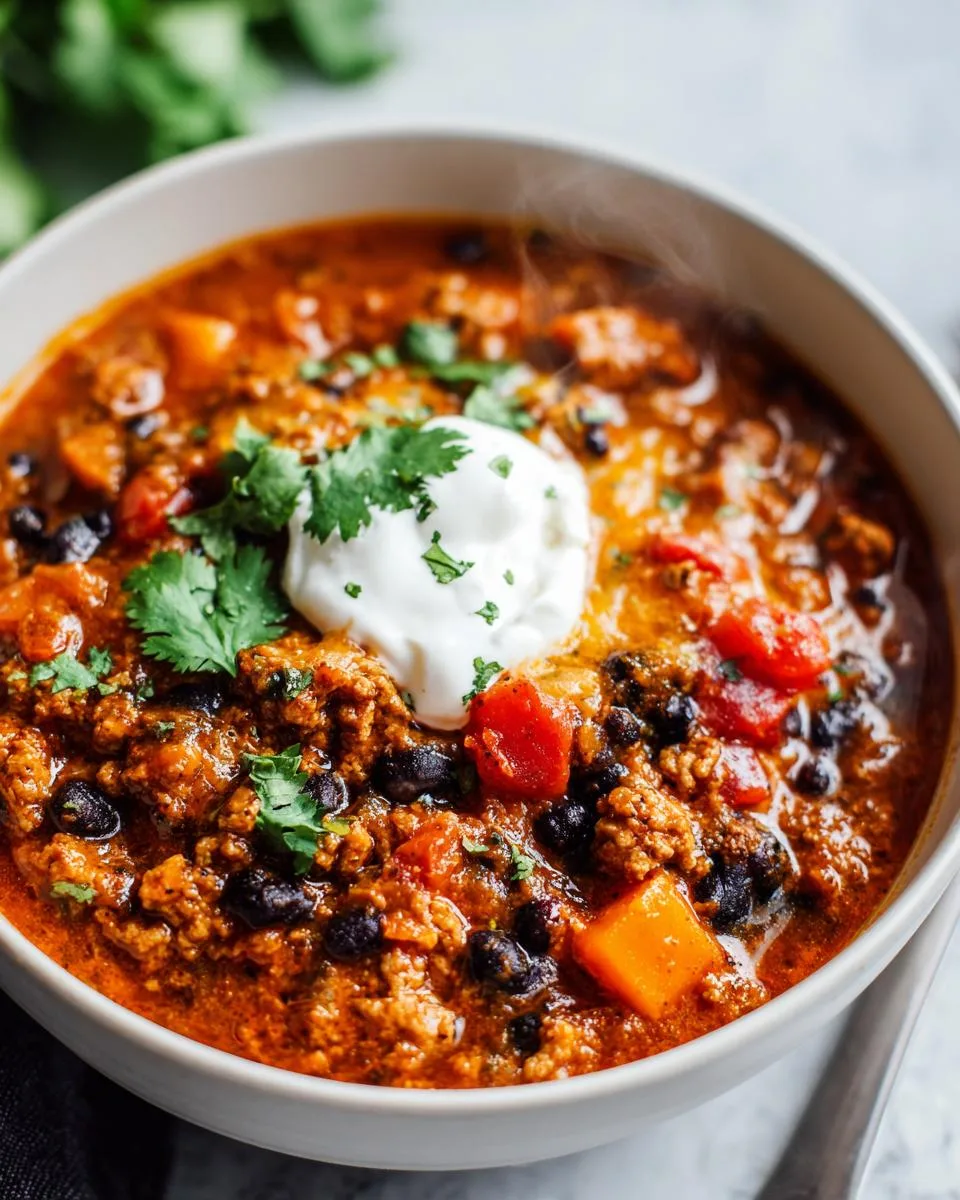 Pumpkin Turkey Chili - detail 1