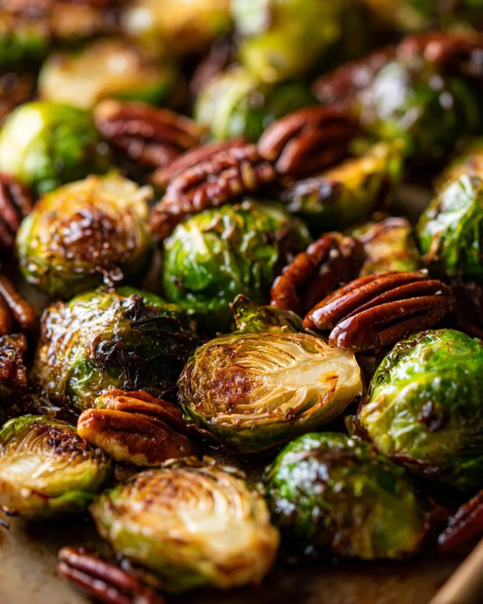 Irresistible Roasted Brussels Sprouts with Pecans in 30 Minutes 6 Roasted Brussels Sprouts with Pecans - detail 1