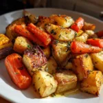Roasted Root Vegetables with Apples