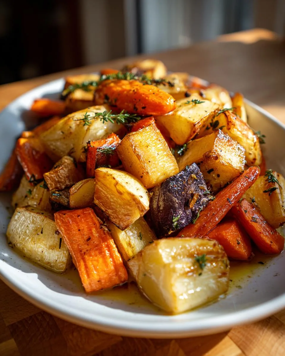 Roasted Root Vegetables with Apples - detail 4