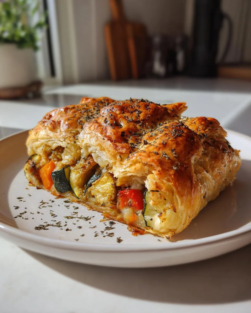 Roasted Vegetable Strudel - detail 1