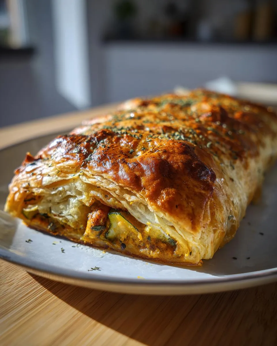 Roasted Vegetable Strudel - detail 2