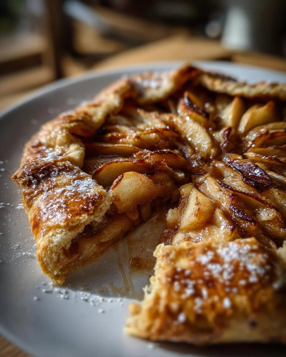 Rustic Apple Galette - detail 1