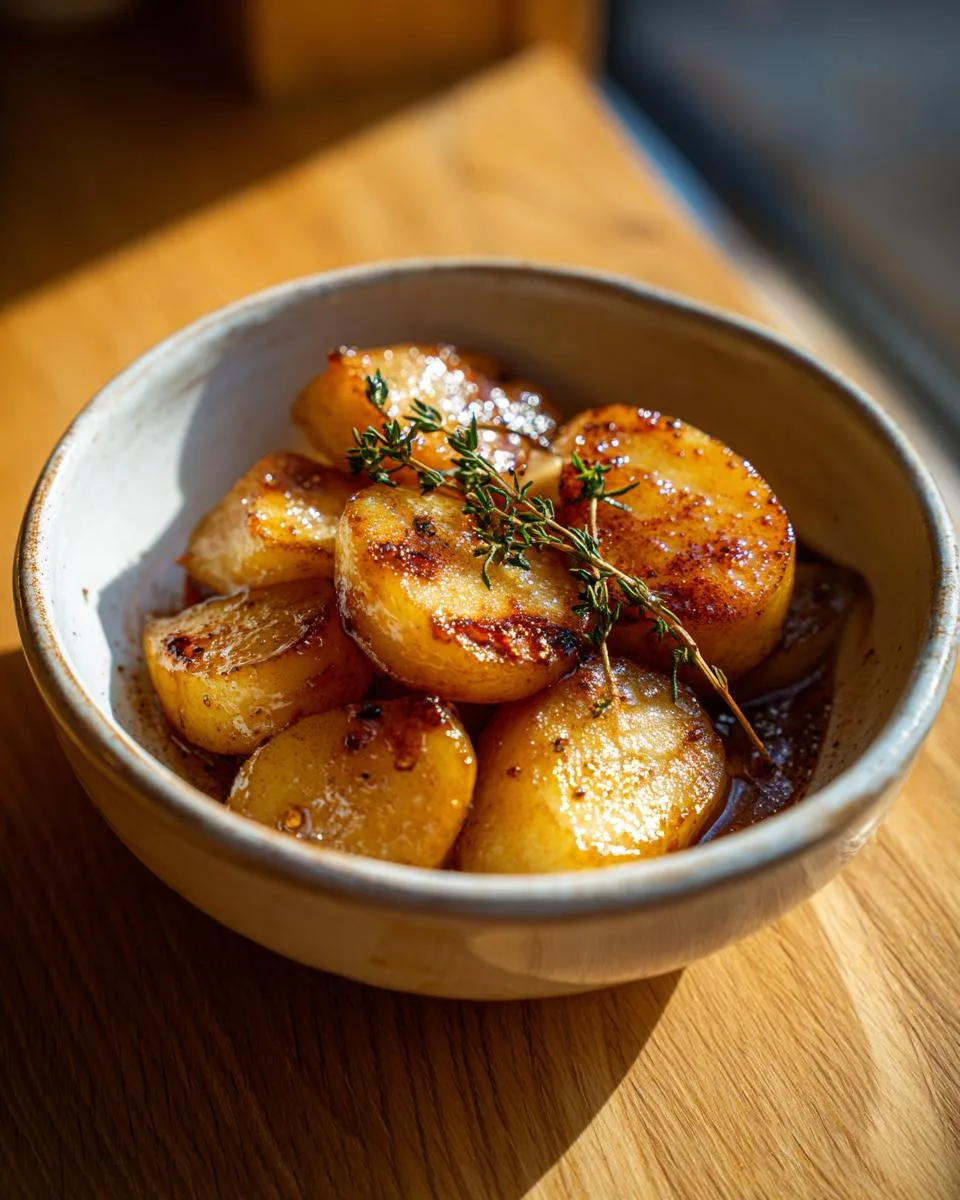 Sautéed Apples with Cinnamon and Thyme - detail 2