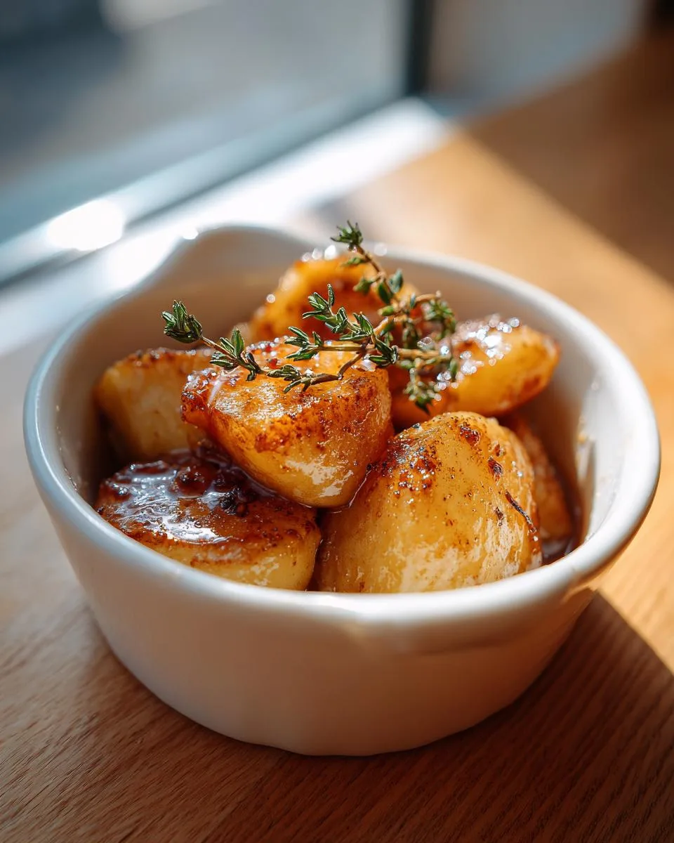 Sautéed Apples with Cinnamon and Thyme - detail 3