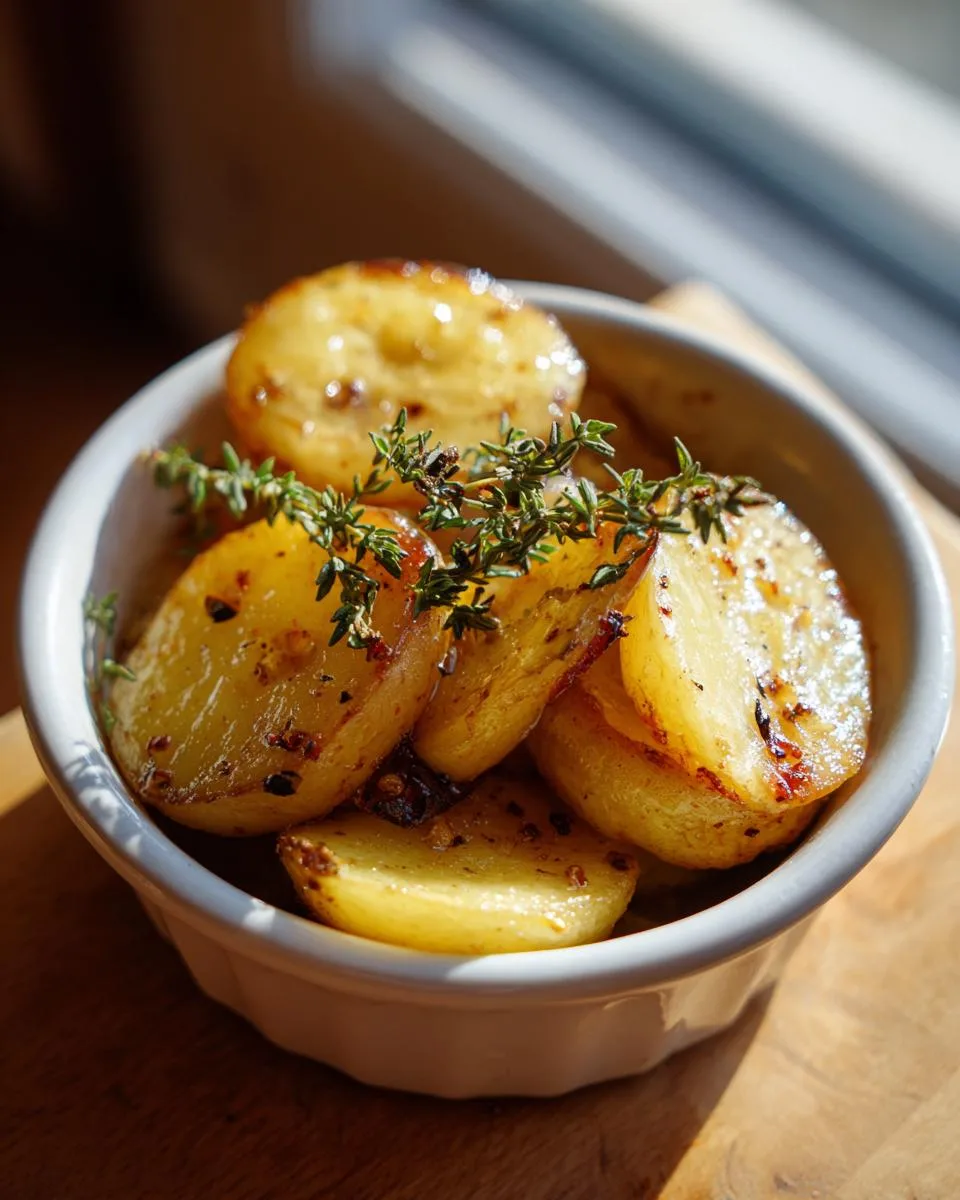 Sautéed Apples with Cinnamon and Thyme - detail 4