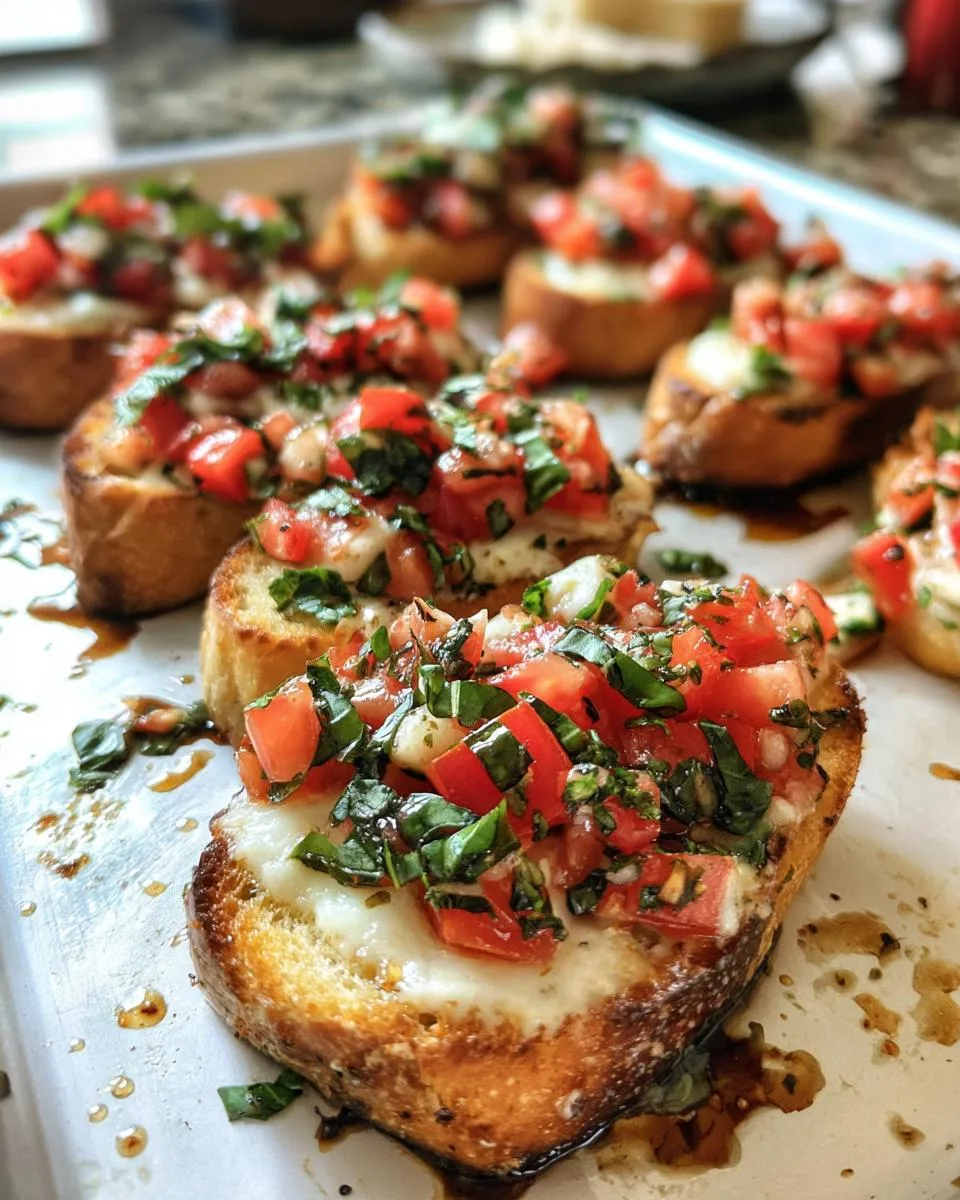 Irresistible 20-Minute Sheet Pan Bruschetta Bake Magic 6 Sheet Pan Bruschetta Bake - detail 1