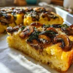40-Minute Sheet Pan Polenta with Mushrooms - Irresistible Comfort 4 Sheet Pan Polenta with Mushrooms