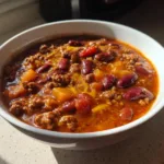 Smoky Pumpkin Beef Chili